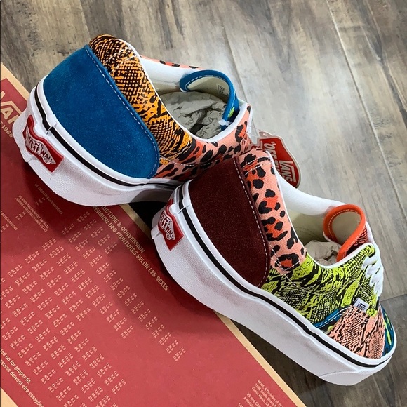 VANS ERA PATCHWORK LEOPARD/SNAKE women’s - Picture 8 of 16